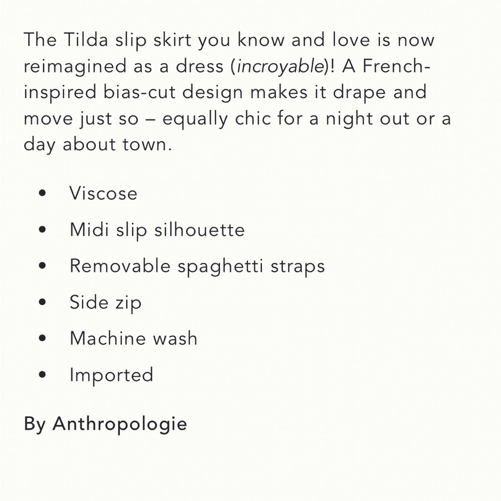 NWT Anthropologie The Tilda Butterly Slip Dress, S - Picture 8 of 17